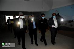 گزازش تصویری معاون درمان وزارت بهداشت از بیمارستانهای صحرایی آبادان
